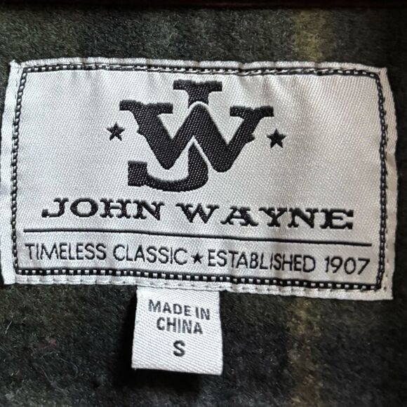 John Wayne Fleece Pullover Shirt Mens Size Small - Picture 7 of 8